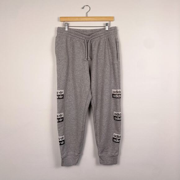 Adidas Men's Reveal Your Voice Fleece Logo Sweatpants Large - Picture 2 of 7